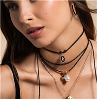 Colgante Rue des Mille Mujer in latón CB-LCN 31 - CB-LCN 31